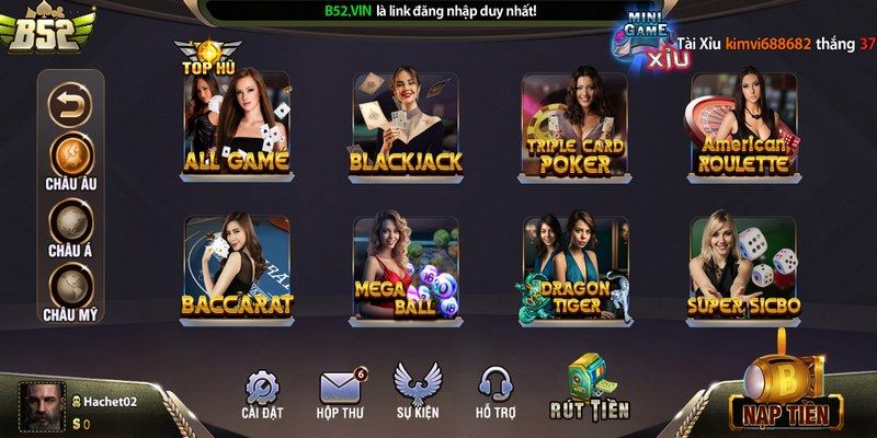 Nên lựa chọn B52club để chơi